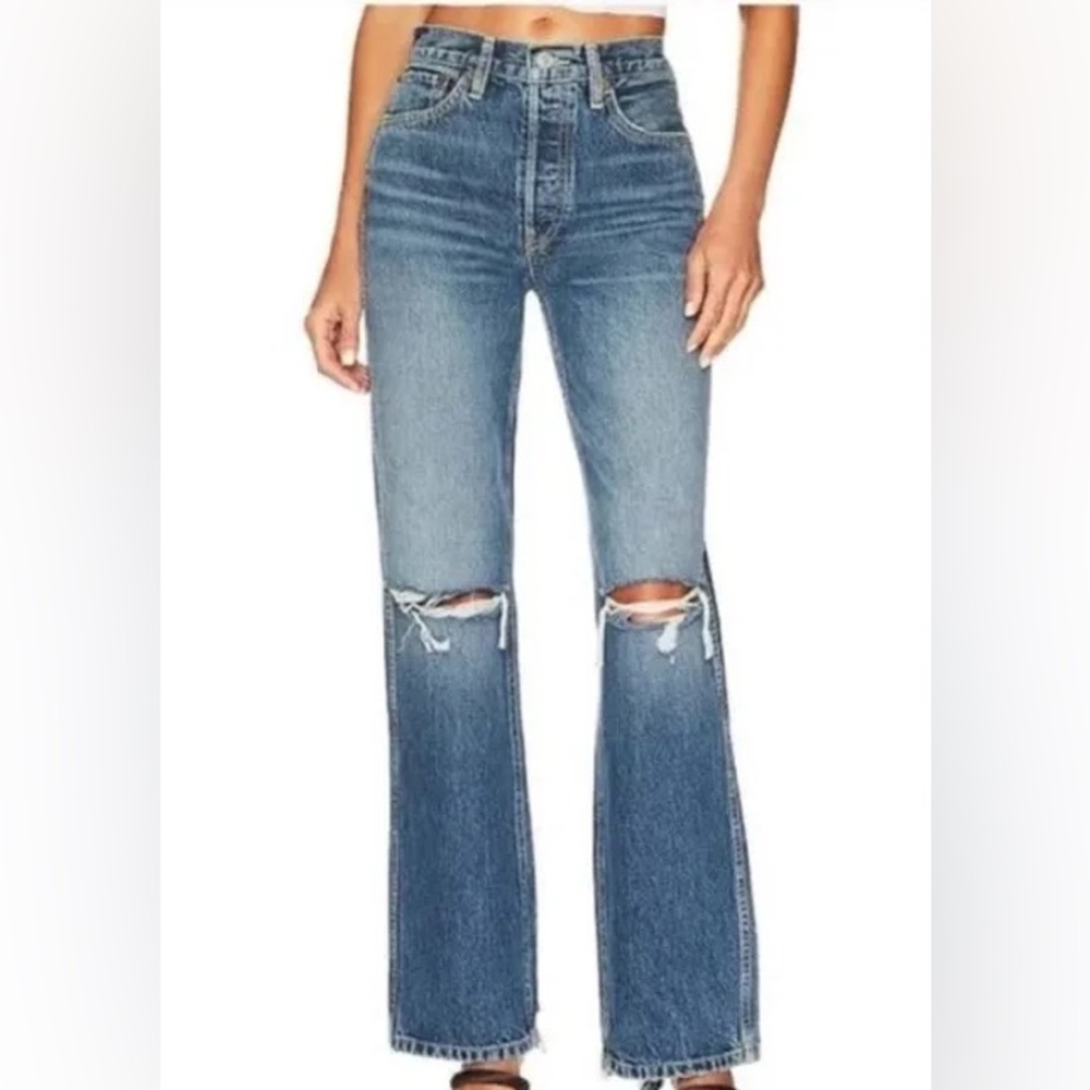 Re/Done High Rise Blue Jeans